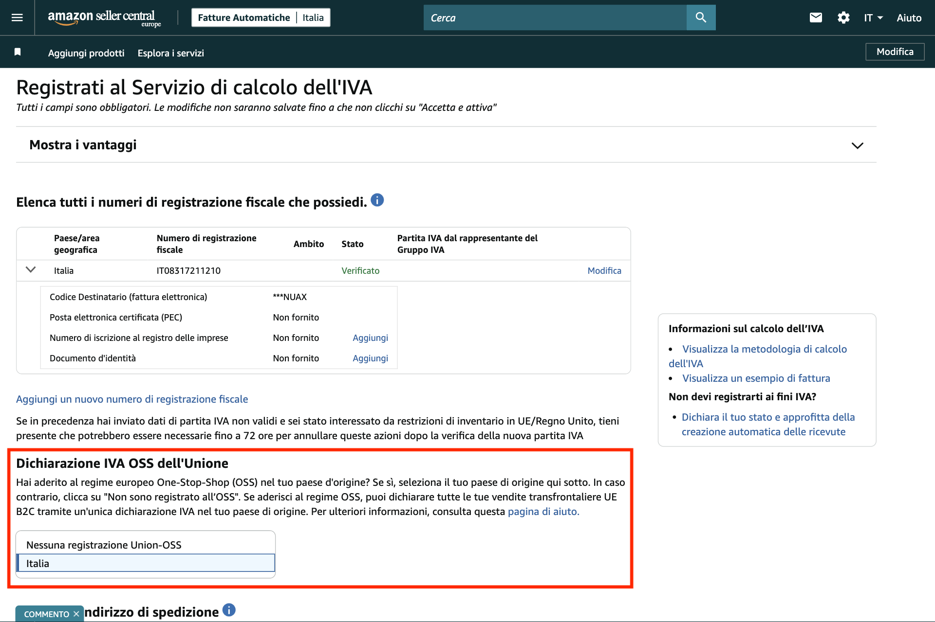 Guida Einvoix | Dichiarazione IVA OSS Amazon