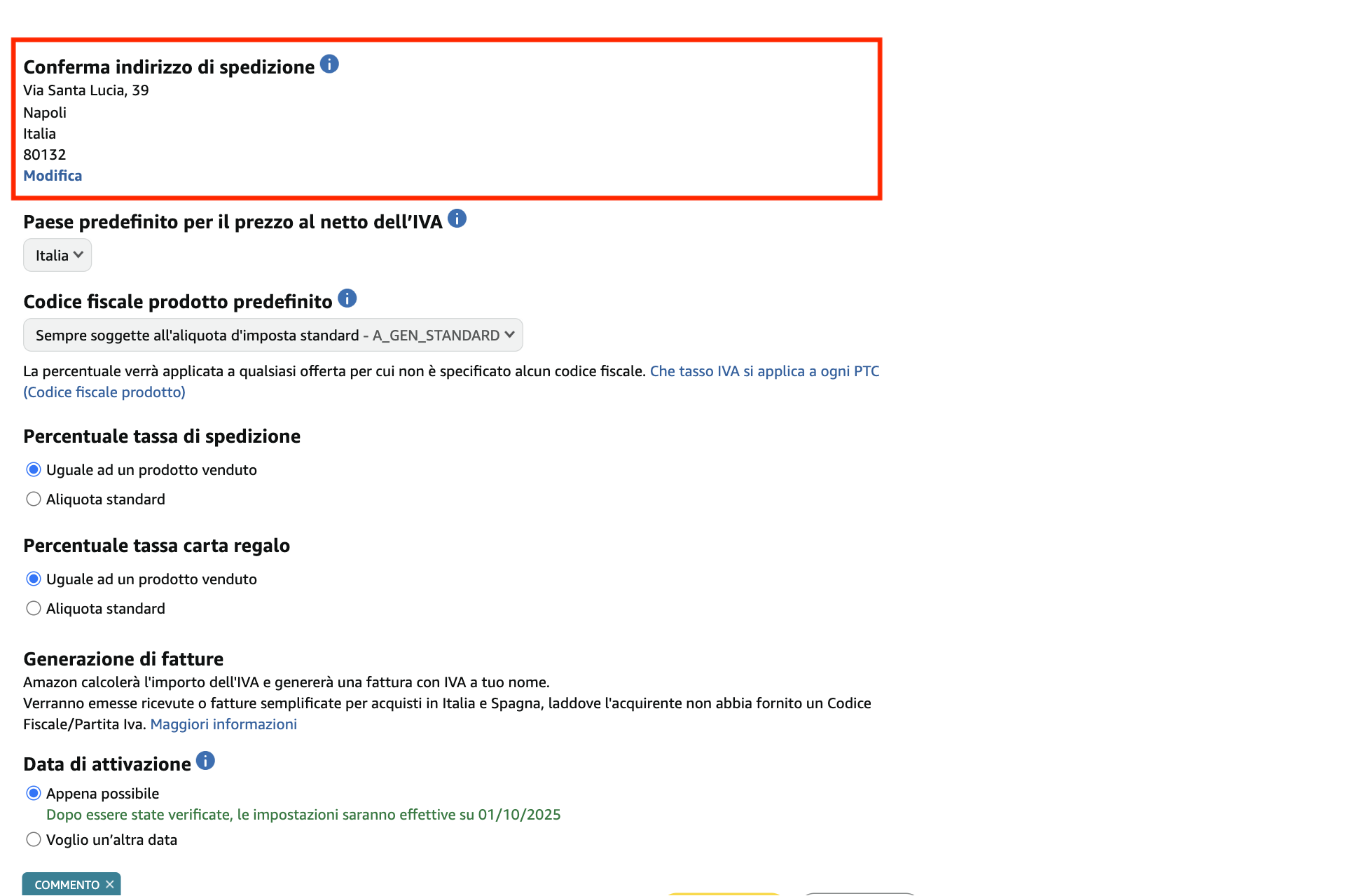 Guida Einvoix | IVA Spedizioni Amazon