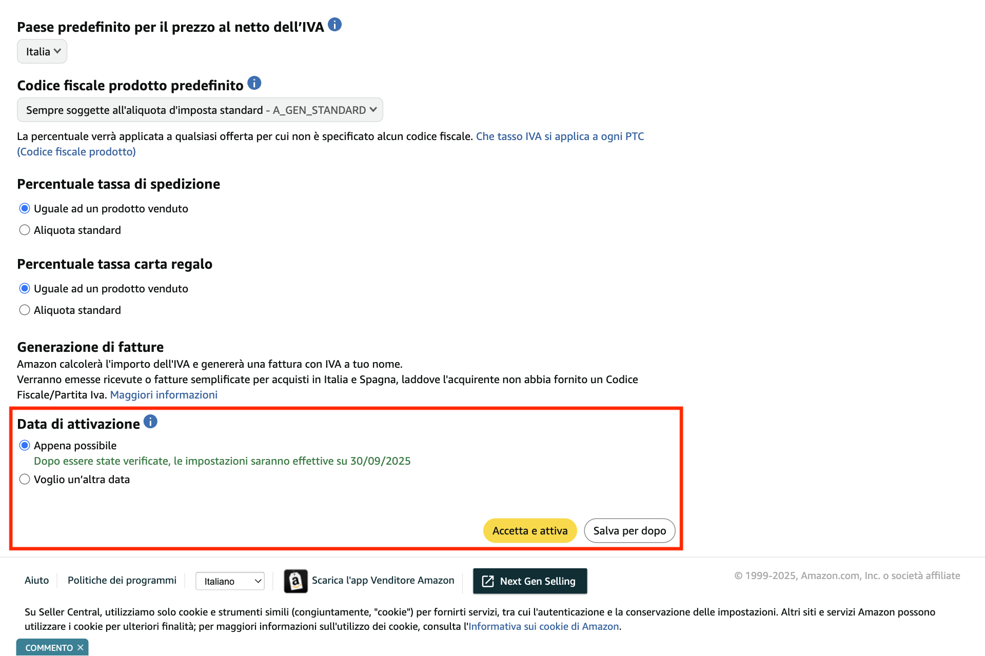 Guida Einvoix | Data di attivazione Amazon